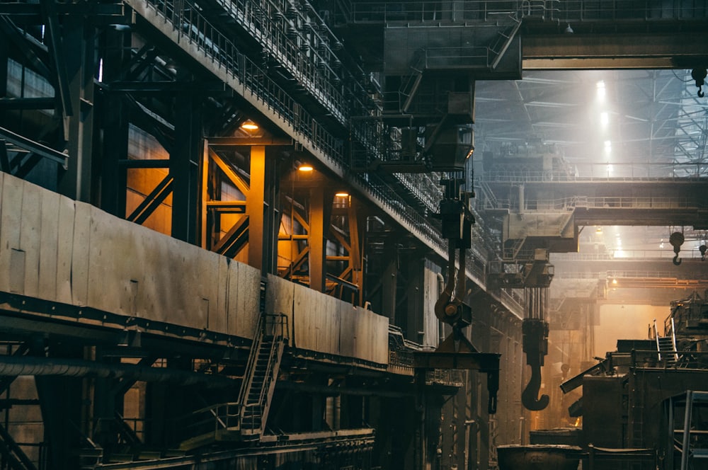 Interior of a metal manufacturing plant