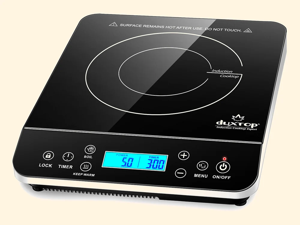 Duxtop 9600LS single induction cooktop, silver